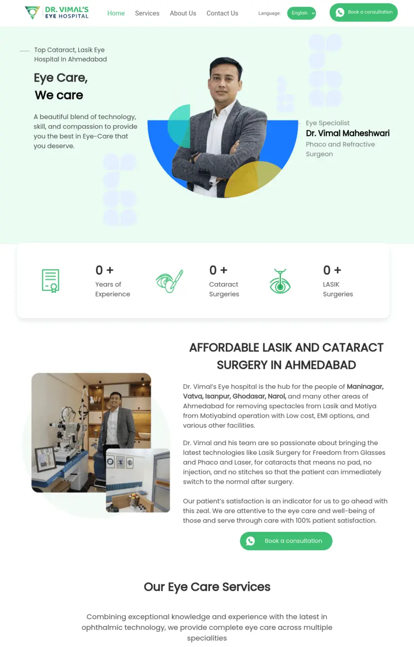 Dr Vimal Eye Hospital